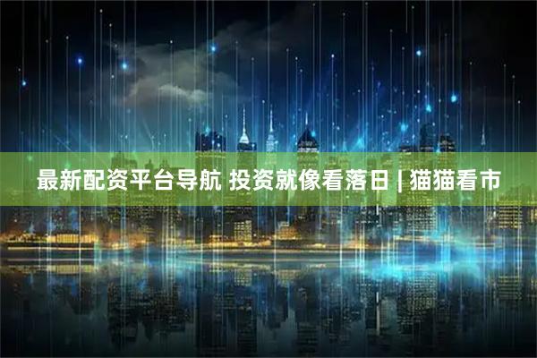 最新配资平台导航 投资就像看落日 | 猫猫看市